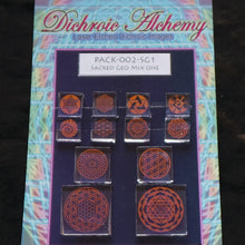 Sacred Geometry Bundle: Three Boroimage Themepacks COE33 Laser Etched Images for Flameworking