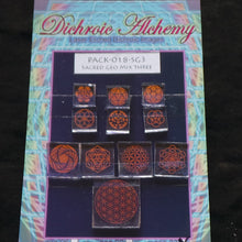 Sacred Geometry Bundle: Three Boroimage Themepacks COE33 Laser Etched Images for Flameworking