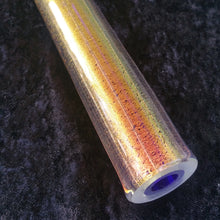 Sunset Orange Dichroic over Cobalt Tubing 32x9