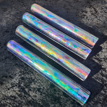Irrid Rainbow mix spray on Cobalt Dichroic Tubing 34x9