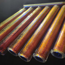 Cranberry Red over Cobalt Dichroic Tubing 34x9
