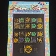 A007: Sacred and Radial Geometry. 1/2 inch Boroimage Themepack COE33 Laser Etched Images for Flameworking.