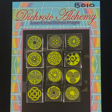 B010: Radial Geometry Mix : 3/4 inch Boroimage Themepack COE33 Laser Etched Images for Flameworking.&nbsp; (Copy) (Copy)