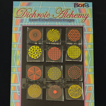 B018: Geometry and OpArt 3/4 inch Boroimage Themepack COE33 Laser Etched Images for Flameworking