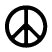 DA0204 : Peace : SINGLE Dichroic Alchemy Image Chip (HALF INCH)